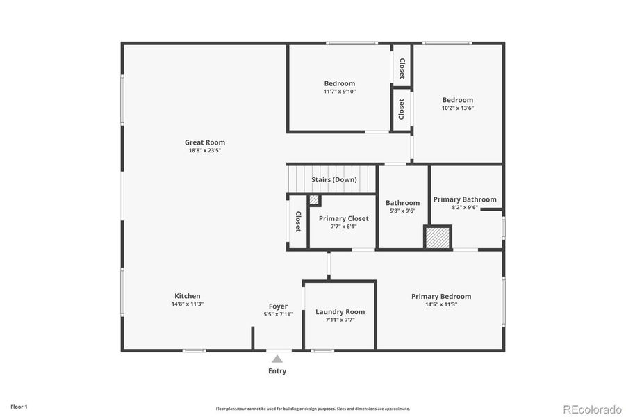 2D floor plan layout of this home in , Calhan, CO (Image 3).