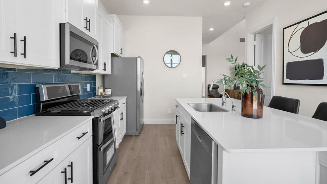 Representative furnished interior of a home built from the Saddlebrook by D.R. Horton in The Avenue, Allen (Image 5). Representative furnished interior of a home built from the Saddlebrook by D.R. Horton in The Avenue, Allen (Image 5).