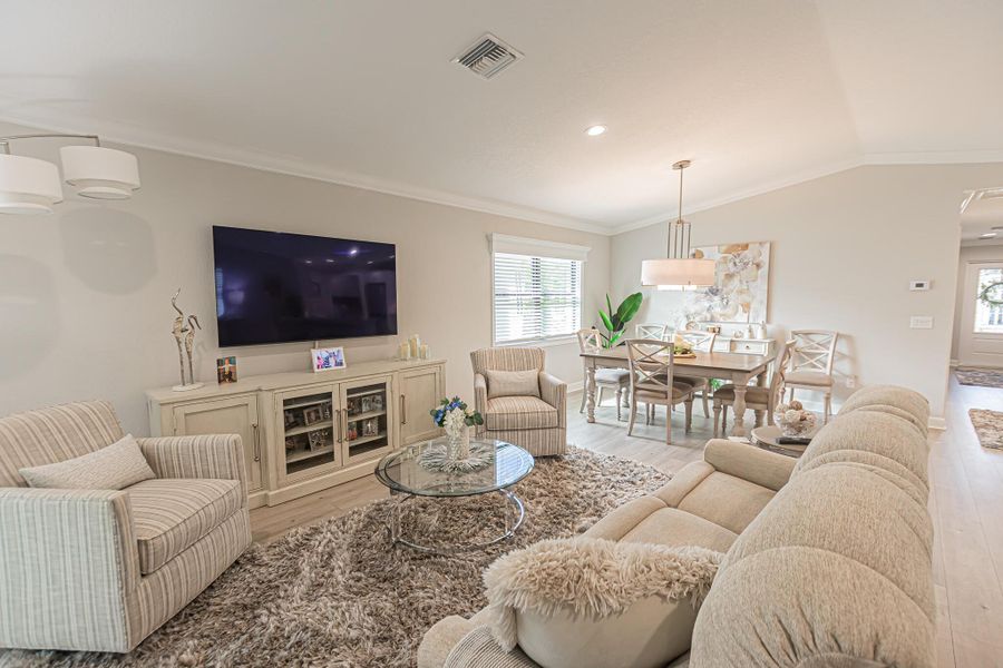 Furnished interior view inside a new home in , Port St. Lucie (Image 18).