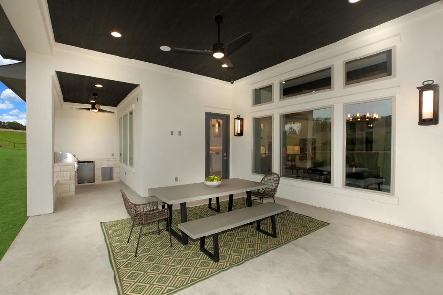 The Channing II Outdoor Living Area