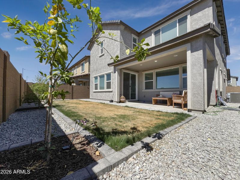 3-Backyard covered patio