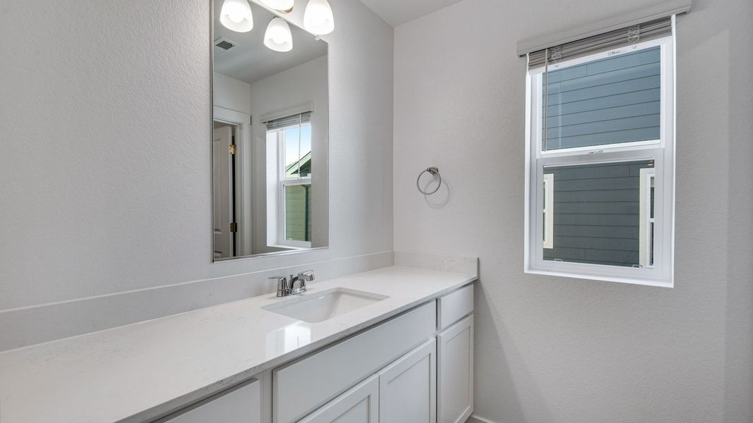 Furnished interior view inside a new home in Vista Meadows, Fort Lupton (Image 8). Furnished interior view inside a new home in Vista Meadows, Fort Lupton (Image 8).