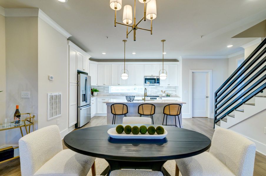 Furnished interior view inside a new home in Walk at Park Circle, North Charleston (Image 36).