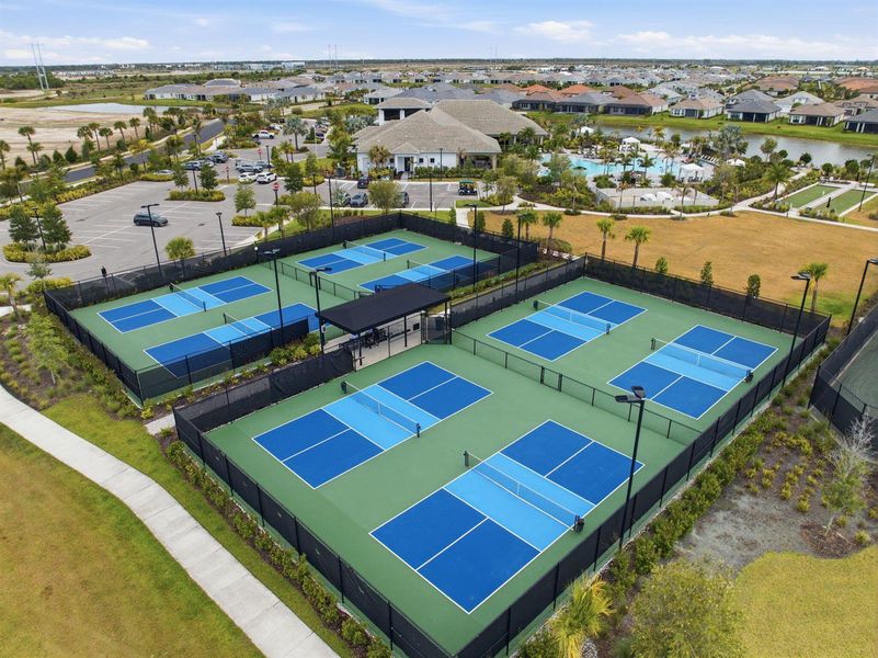Pickle ball courts