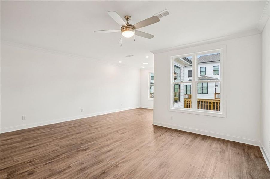 Spacious, unfurnished interior of a new home in Millcroft Townhomes, Buford (Image 19).