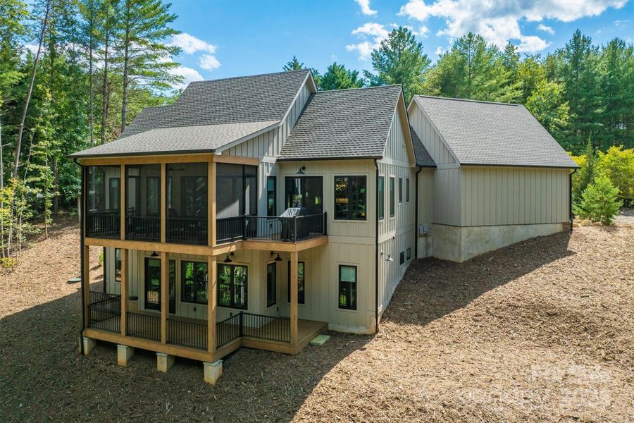 Front exterior of a new home in , Morganton, NC, highlighting curb appeal (Image 19).