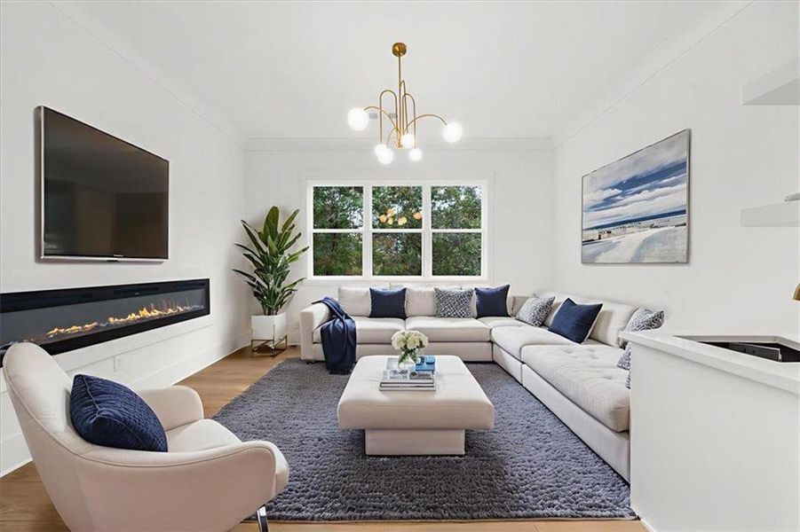 Furnished interior view inside a new home in , Woodstock (Image 37). Furnished interior view inside a new home in , Woodstock (Image 37).