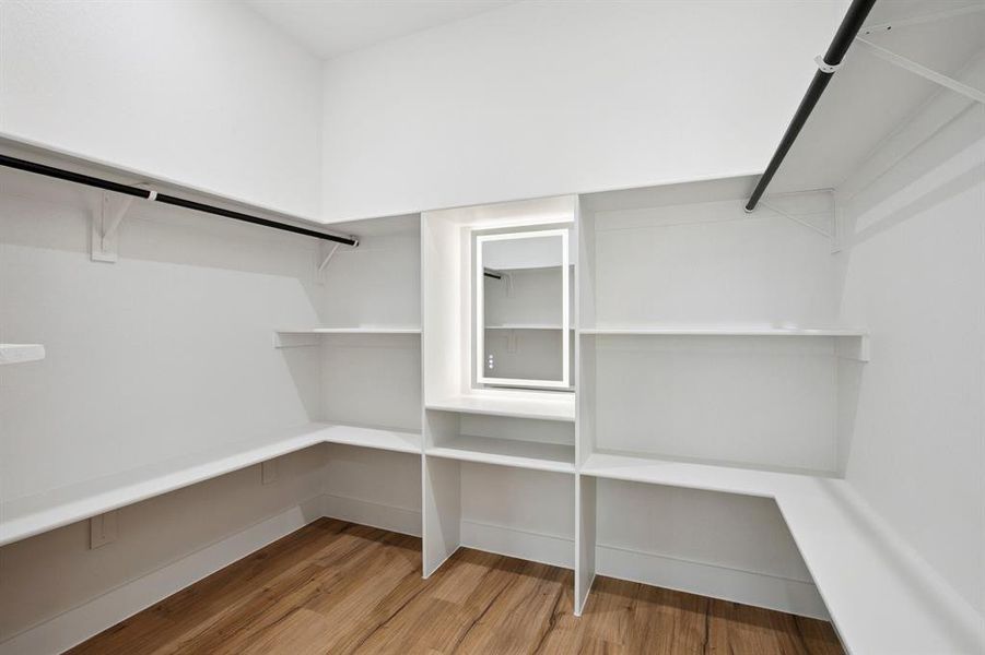 Master bedroom closet