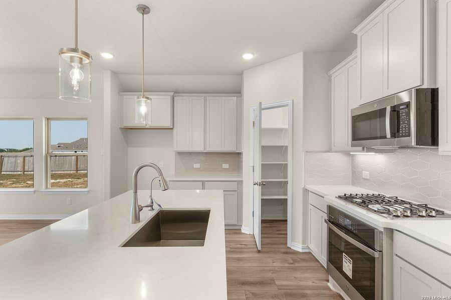 Furnished interior view inside a new home in Prairie Green, Converse (Image 11).