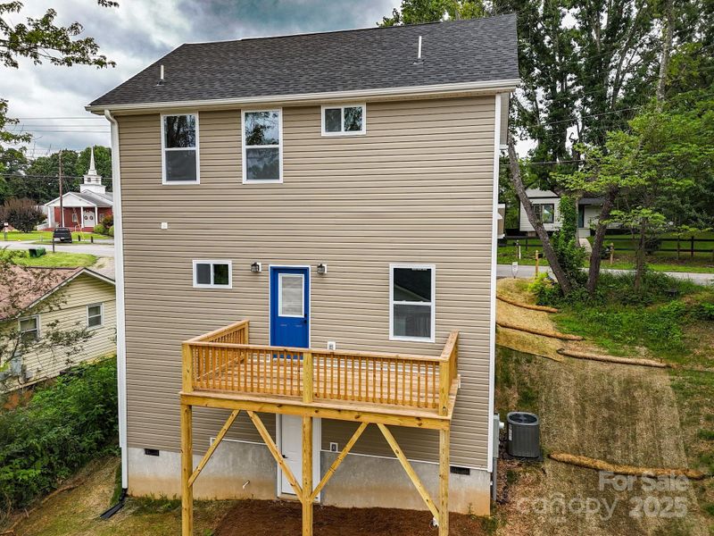Front exterior of a new home in , Asheville, NC, highlighting curb appeal (Image 22).
