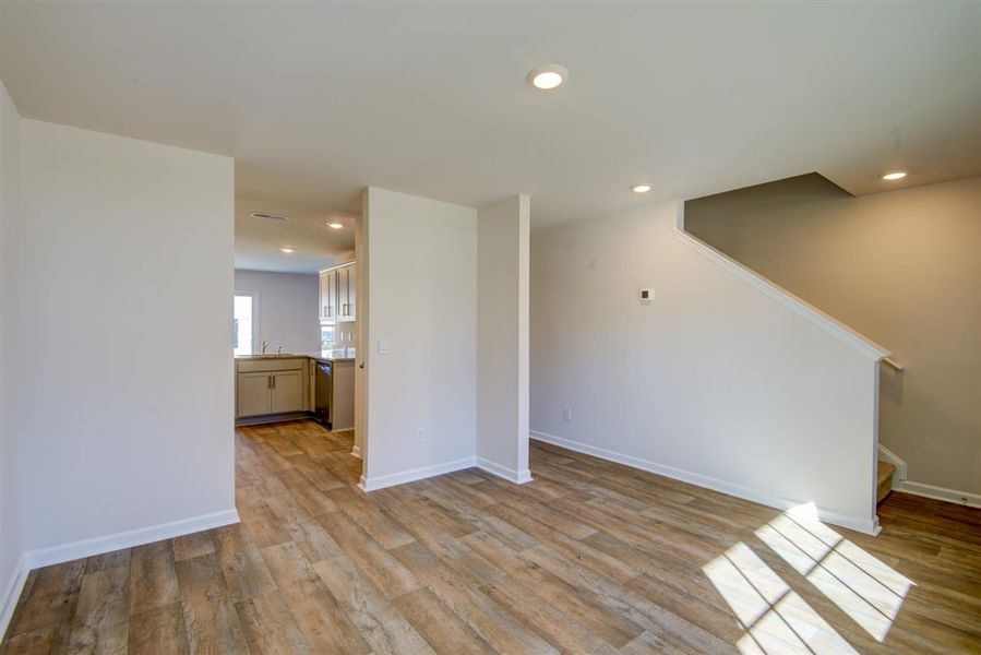 Representative unfurnished interior of a home built from the CHELSEA by D.R. Horton in Raven Ridge, Lexington (Image 10).