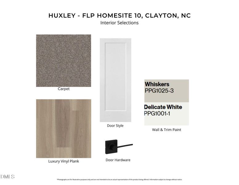 Sample of building materials used in homes in Watson at Flowers Plantation, Clayton (Image 4).