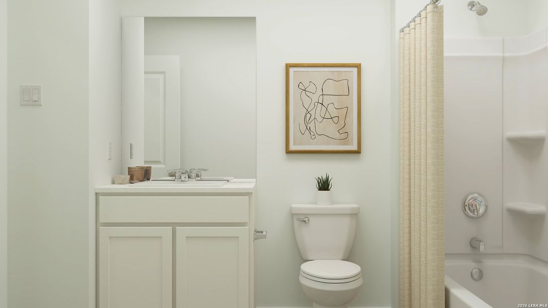 Furnished interior view inside a new home in Willow Point, San Antonio (Image 5).