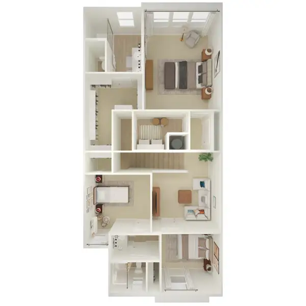 2D floor plan layout for the Marietta II by K. Hovnanian® Homes in Serenity at Sonoran Foothills, Phoenix, AZ (Image 11). 2D floor plan layout for the Marietta II by K. Hovnanian® Homes in Serenity at Sonoran Foothills, Phoenix, AZ (Image 11).