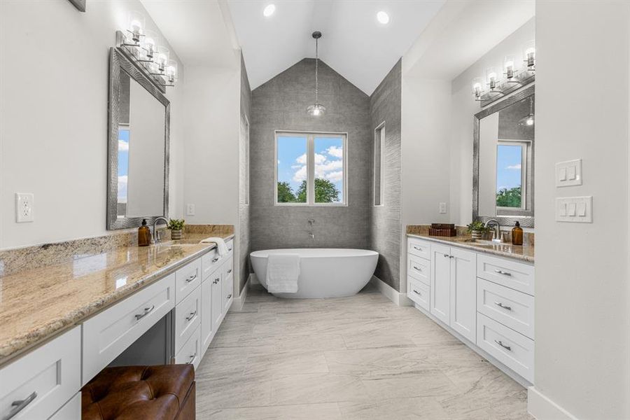 Furnished interior view inside a new home in , Wills Point (Image 10).
