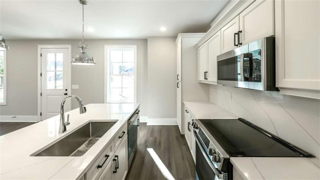 Furnished interior view inside a new home in , Bowdon (Image 9).