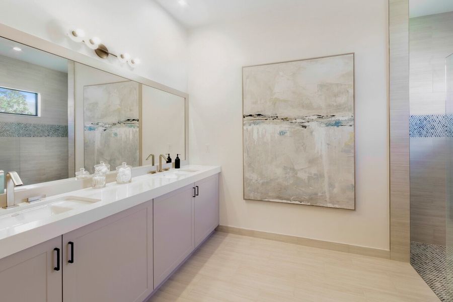 Representative furnished interior of a home built from the Fairmont by CC Homes in Maple Ridge, Ave Maria (Image 5).