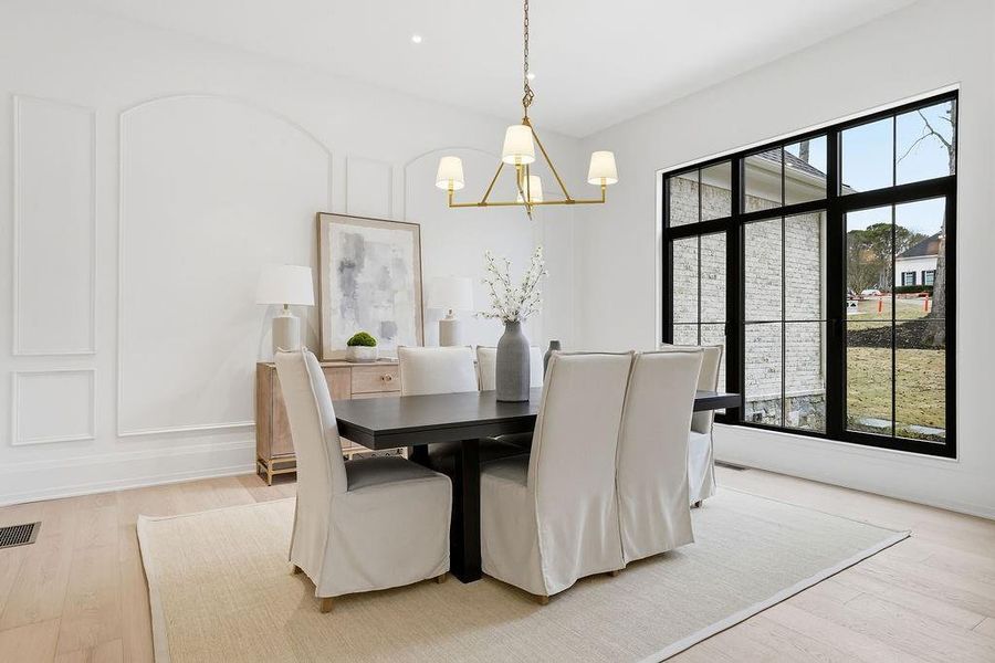 Furnished interior view inside a new home in , Johns Creek (Image 45).