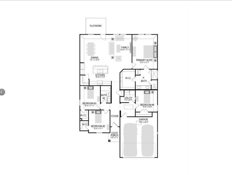 2D floor plan layout of this home in , Princeton, TX (Image 3). 2D floor plan layout of this home in , Princeton, TX (Image 3).