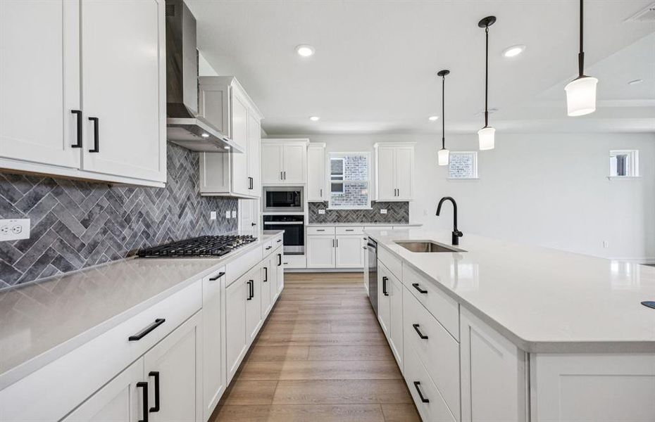 Gourmet kitchen designed for culinary excellence and entertaining *Real home pictured Gourmet kitchen designed for culinary excellence and entertaining *Real home pictured