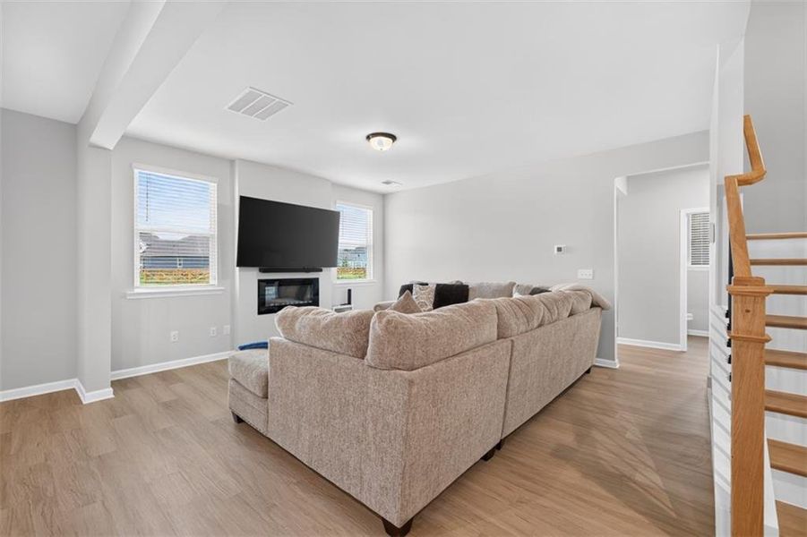 Furnished interior view inside a new home in , Hoschton (Image 8). Furnished interior view inside a new home in , Hoschton (Image 8).