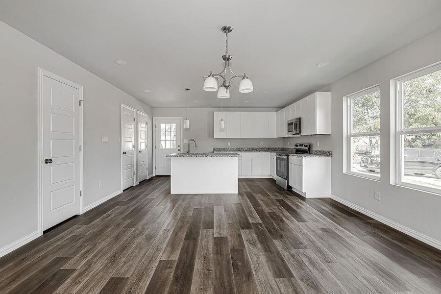 Spacious, unfurnished interior of a new home in , Fort Worth (Image 17). Spacious, unfurnished interior of a new home in , Fort Worth (Image 17).