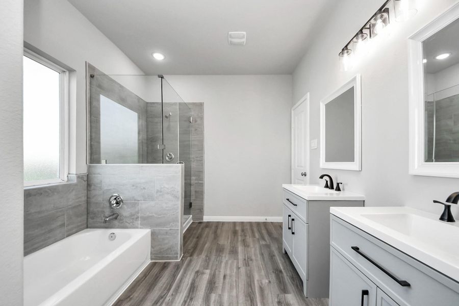 Furnished interior view inside a new home in , Houston (Image 17). Furnished interior view inside a new home in , Houston (Image 17).