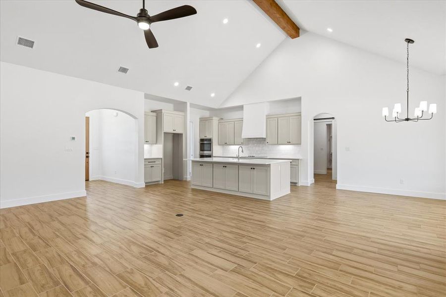 Spacious, unfurnished interior of a new home in , Peaster (Image 17).