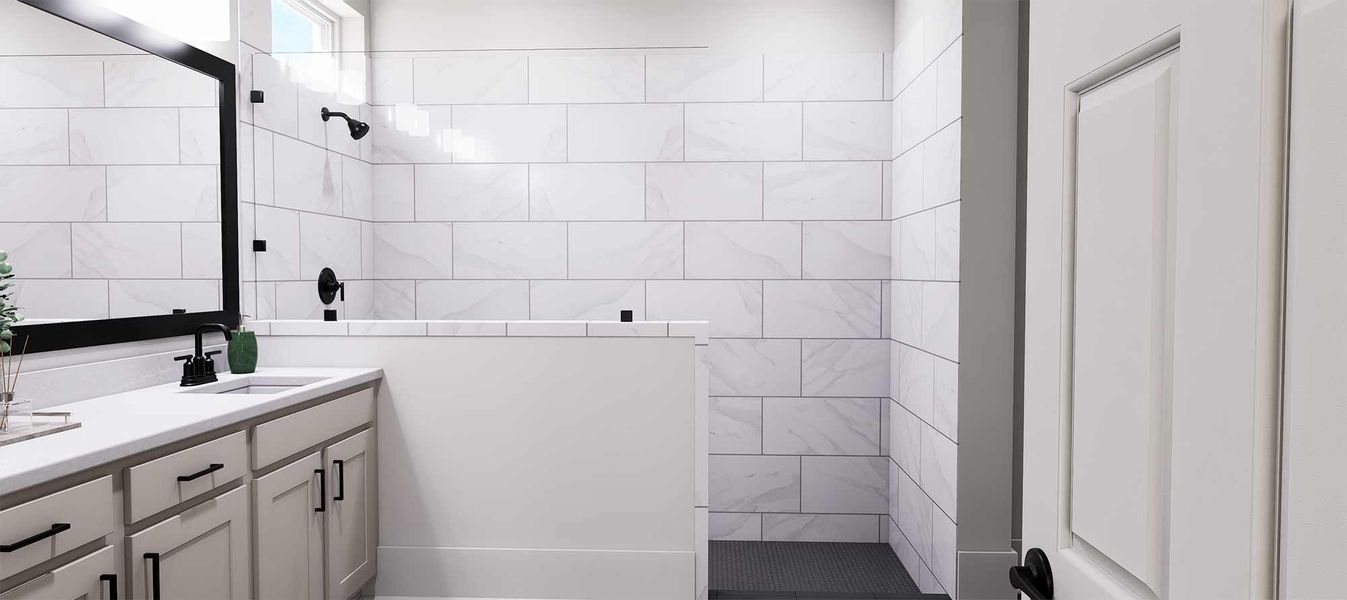 The Larkspur - Optional Super Shower The Larkspur - Optional Super Shower