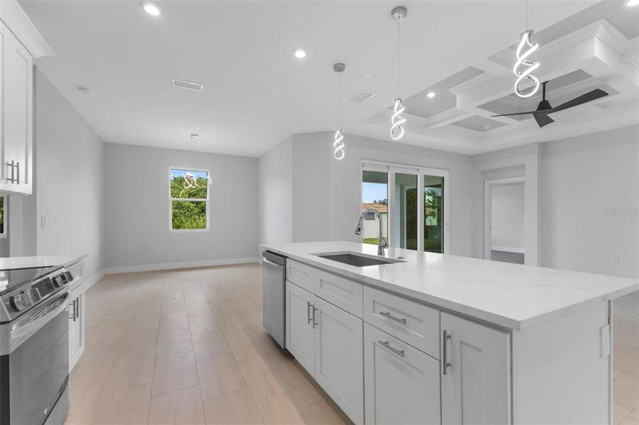 Furnished interior view inside a new home in , North Port (Image 14).