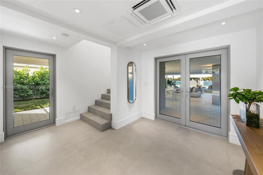 Furnished interior view inside a new home in , Miami Beach (Image 13). Furnished interior view inside a new home in , Miami Beach (Image 13).