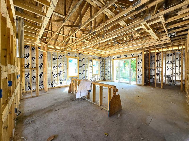 In-progress construction of a new home in , Tampa, FL (Image 30).