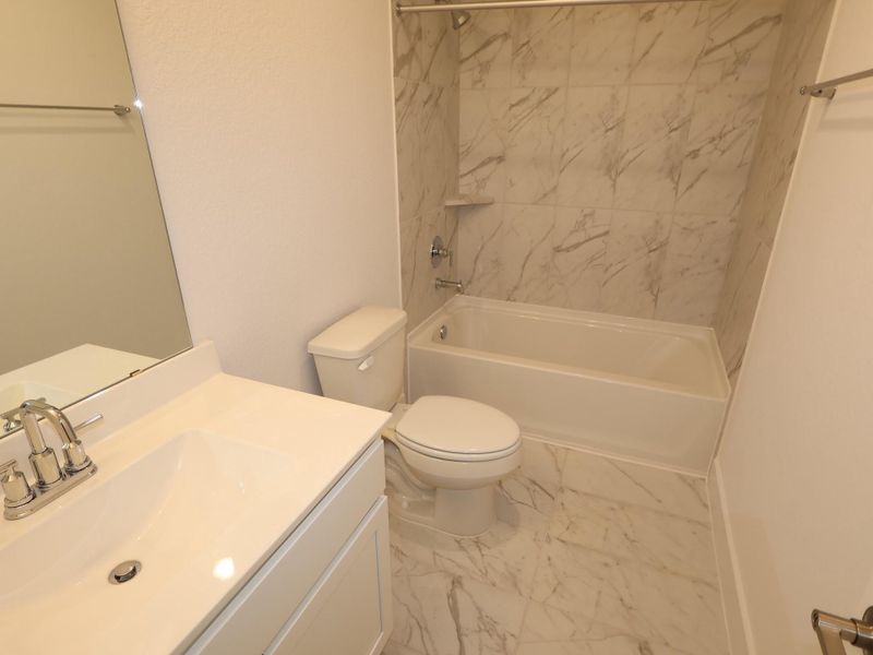 Furnished interior view inside a new home in Sorella, Tomball (Image 8). Furnished interior view inside a new home in Sorella, Tomball (Image 8).