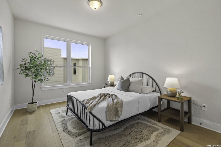 Furnished interior view inside a new home in , San Antonio (Image 31).