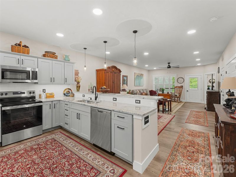 Furnished interior view inside a new home in , Brevard (Image 15).