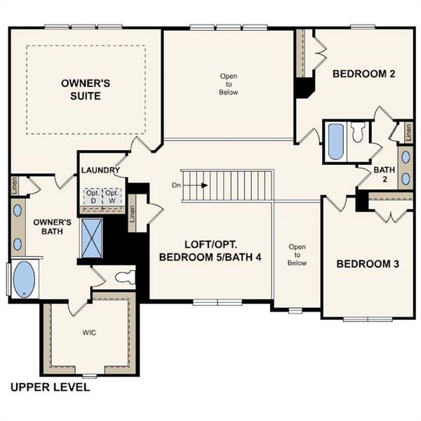 2D floor plan layout of this home in Parkview Estates, South Fulton, GA (Image 1).