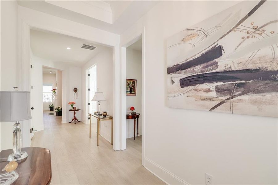 Furnished interior view inside a new home in , Hoschton (Image 3).