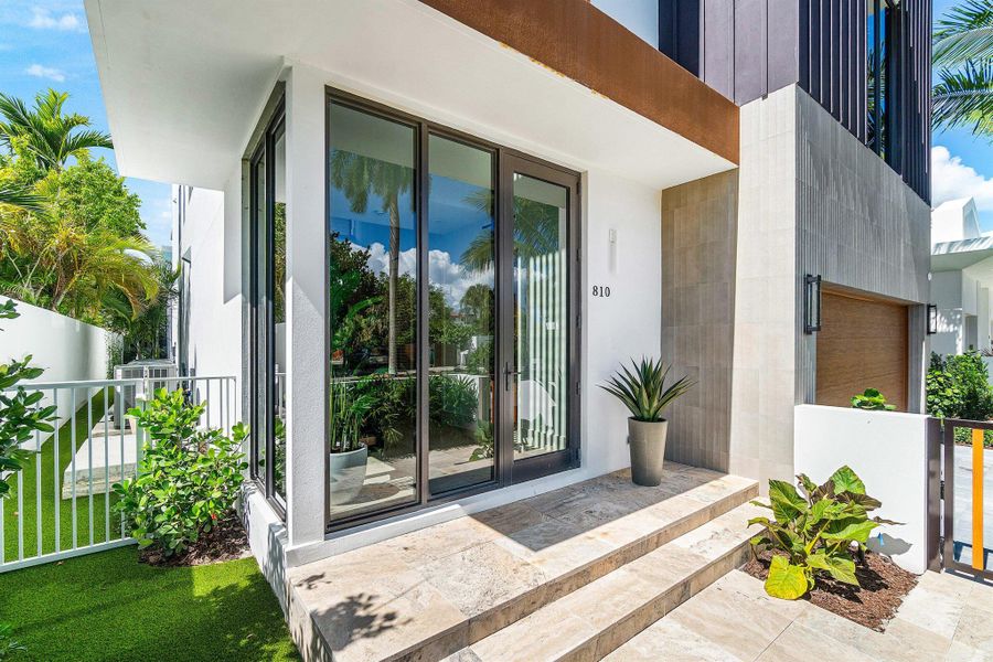 Exterior details and patio area of a home in , Delray Beach (Image 27).