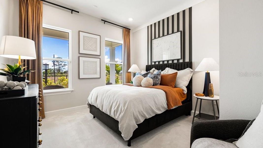 Furnished interior view inside a new home in Esplanade at Wellen Park, Englewood (Image 8).