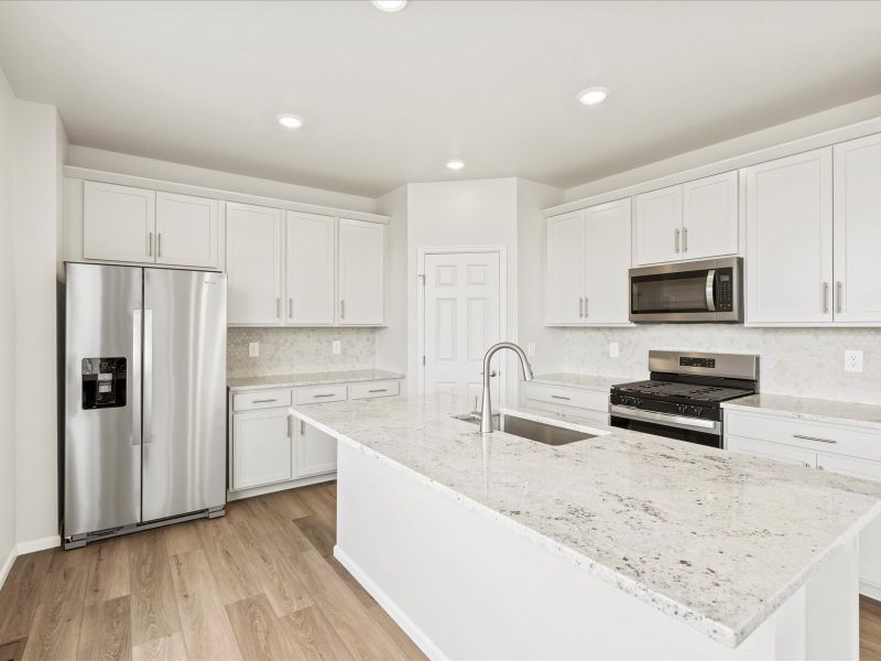 Furnished interior view inside a new home in Revere at Johnstown, Johnstown (Image 3).