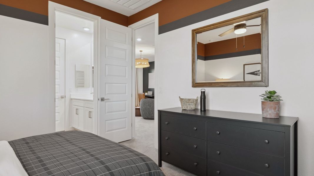 Furnished interior view inside a new home in The Ridge at Stone Butte, Phoenix (Image 36).
