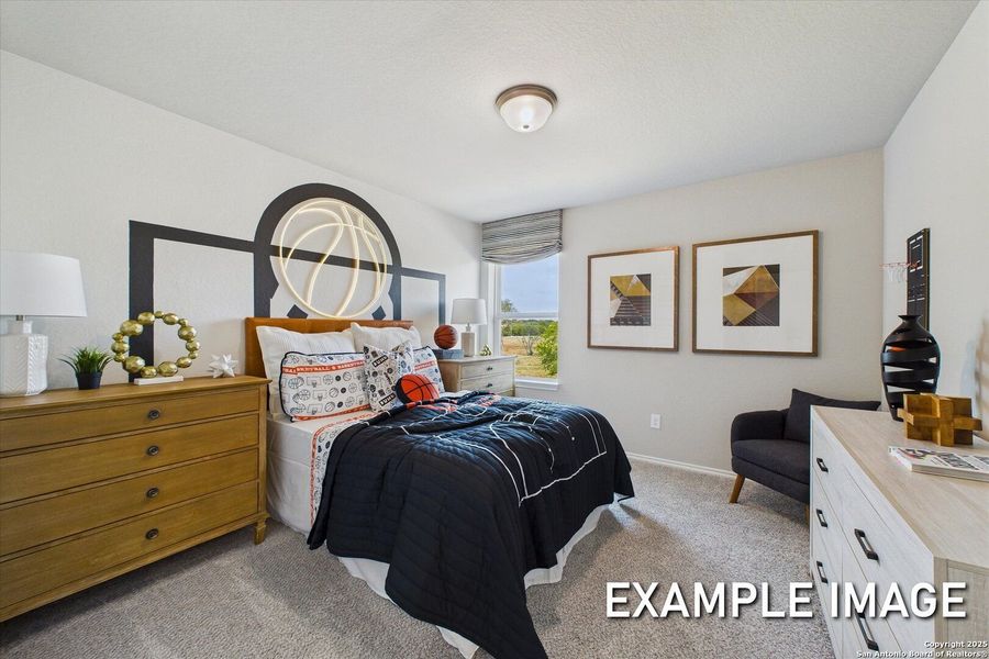 Furnished interior view inside a new home in Agave, San Antonio (Image 30).