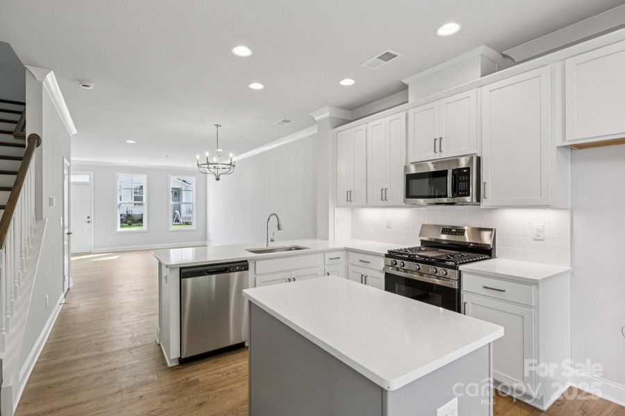 Furnished interior view inside a new home in , Huntersville (Image 5).