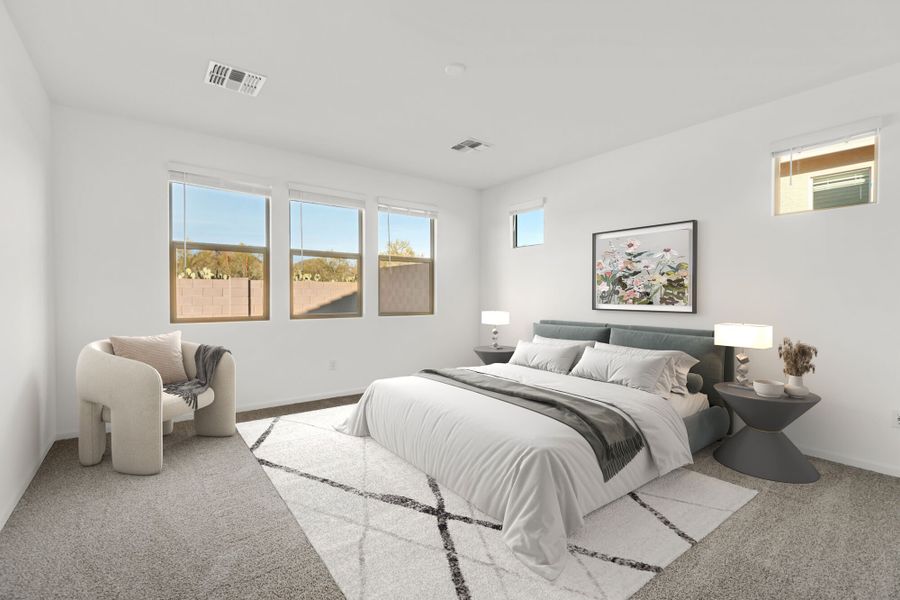 Furnished interior view inside a new home in Montelena, Marana (Image 8). Furnished interior view inside a new home in Montelena, Marana (Image 8).