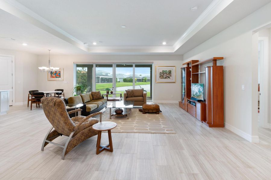 Furnished interior view inside a new home in , Port St. Lucie (Image 10).