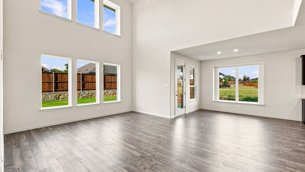Furnished interior view inside a new home in Anna Ranch, Anna (Image 19). Furnished interior view inside a new home in Anna Ranch, Anna (Image 19).