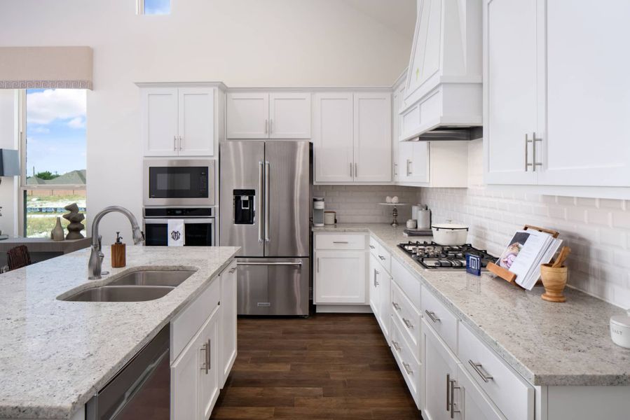 Representative furnished interior of a home built from the The Trinity Executive by UnionMain Homes in Lake Breeze, Lavon (Image 35).