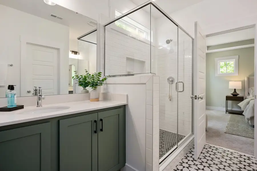 Representative furnished interior of a home built from the Lucky by Garman Homes in Golden Gate, High Point (Image 12).