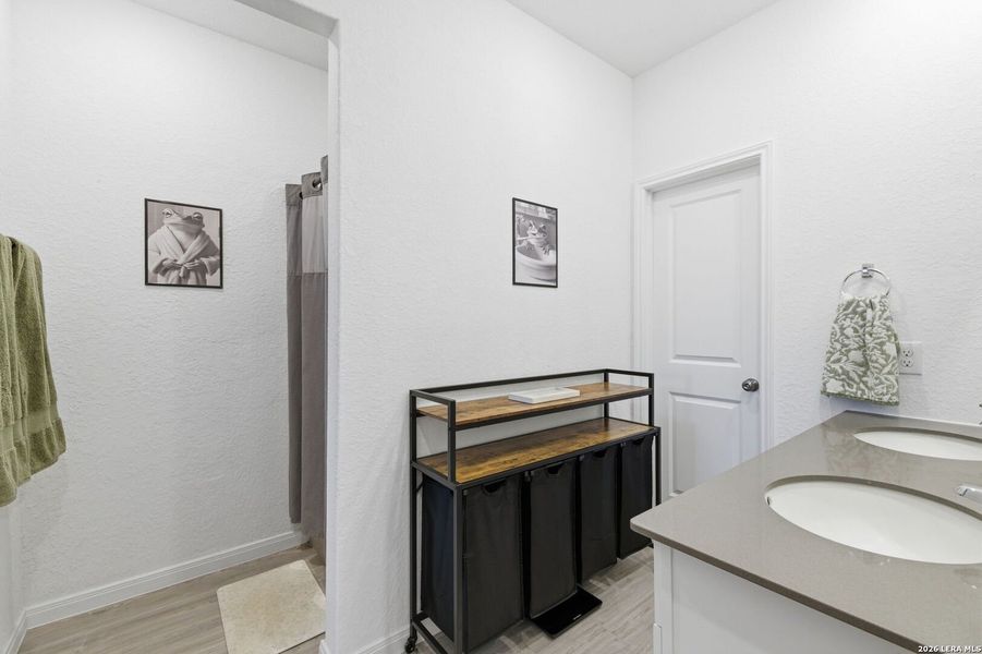 Furnished interior view inside a new home in , Converse (Image 38).