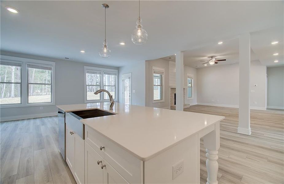 Furnished interior view inside a new home in Saddleridge, Senoia (Image 8).